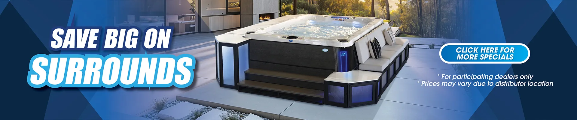 Calspas hot tub being used in a family setting - Mccook